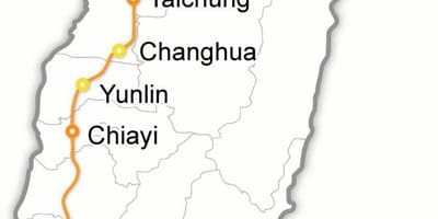 Taiwan bullet train karta