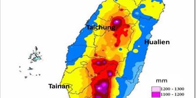 Karta över Taiwan klimat