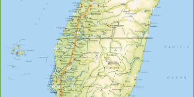 Karta över Taiwan offline