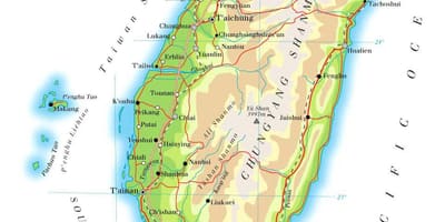 Taiwan motorväg karta
