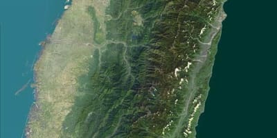 Karta över Taiwan satellit -